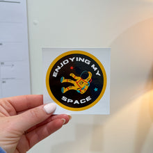 Load image into Gallery viewer, Enjoying My Space Sticker
