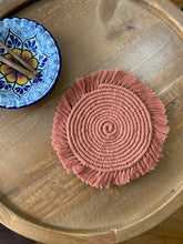 Load image into Gallery viewer, Solid Macrame Coasters
