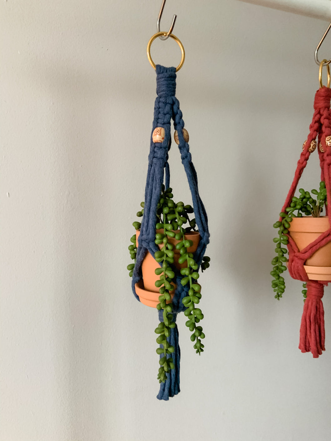 Mini Beaded Plant Hanger