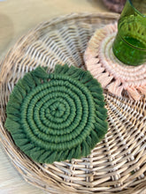 Load image into Gallery viewer, Solid Macrame Coasters
